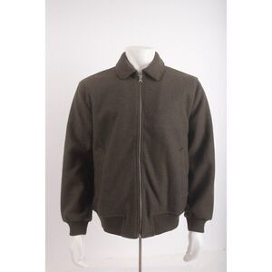 Pull&Bear Pull & Bear Mens Bomber Jacket Coat Green Sz M Medium Full zip NWT